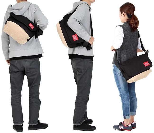 マンハッタンポーテージ スウェードファブリック メッセンジャーバッグ Manhattan Portage mp1606vjrsd12