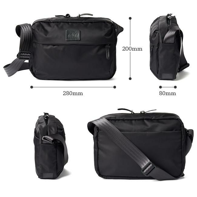 マンハッタンポーテージ ブラックレーベル ツイルナイロン ショルダーバッグ Manhattan Portage BLACK LABEL mp4029twlbl