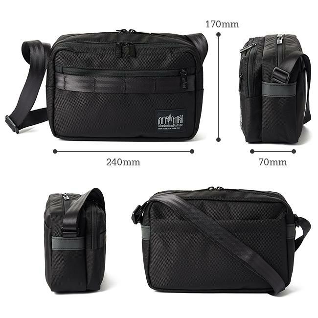 マンハッタンポーテージ ブラックレーベル バリスティック ショルダーバッグ Manhattan Portage BLACK LABEL mp4039bl
