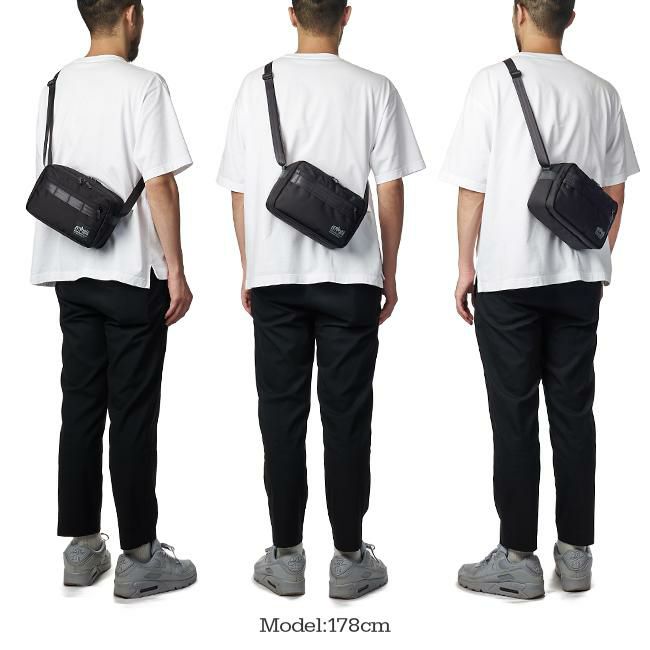 マンハッタンポーテージ ブラックレーベル バリスティック ショルダーバッグ Manhattan Portage BLACK LABEL mp4039bl