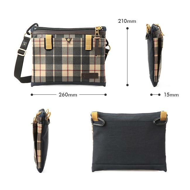 マスターピース リンクチェックver. サコッシュ master-piece mspc-02343-c2