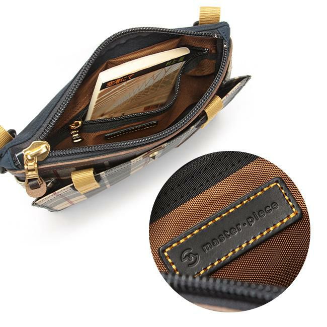 マスターピース リンクチェックver. サコッシュ master-piece mspc-02343-c2