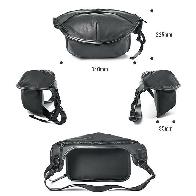 マスターピース フェイスレザーver. ボディバッグ master-piece mspc-02870-l