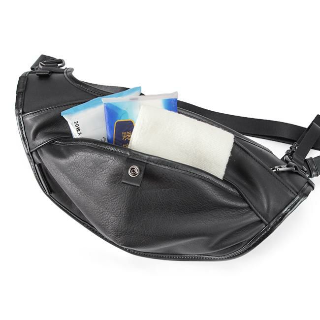 マスターピース フェイスレザーver. ボディバッグ master-piece mspc-02870-l