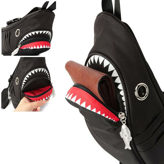 モーンクリエイションズ シャーク ボディバッグ  sk-110