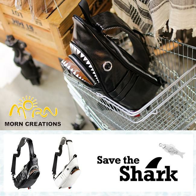 モーンクリエイションズ シャーク ボディバッグ  sk-529