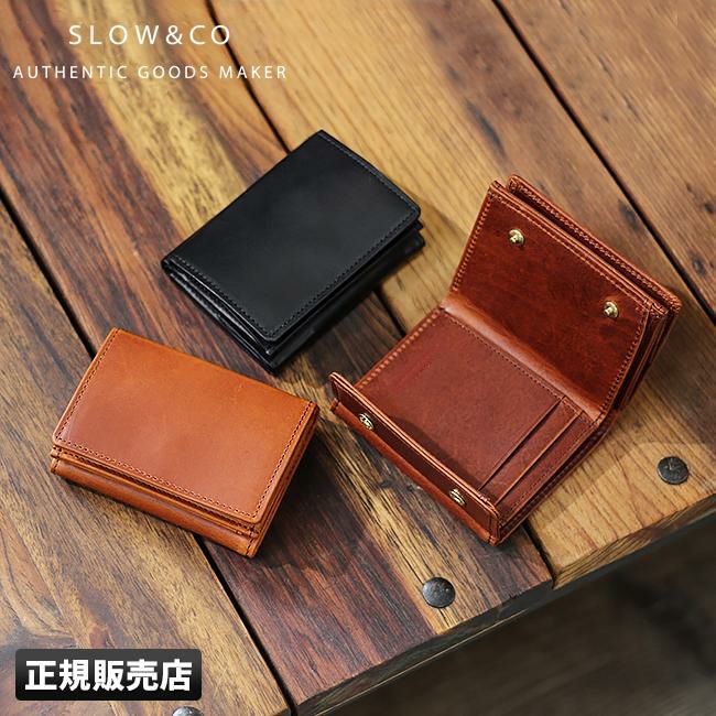 スロウ ハービー 三つ折り財布 SLOW so739i
