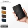 スロウ コードバン×イングラサット ミドル財布 SLOW so774j