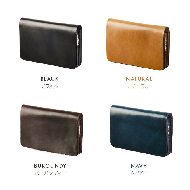 スロウ コードバン×イングラサット ミドル財布 SLOW so774j