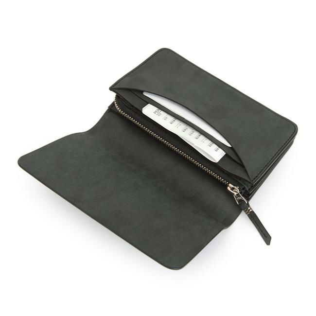 スロウ コードバン×イングラサット ミドル財布 SLOW so774j