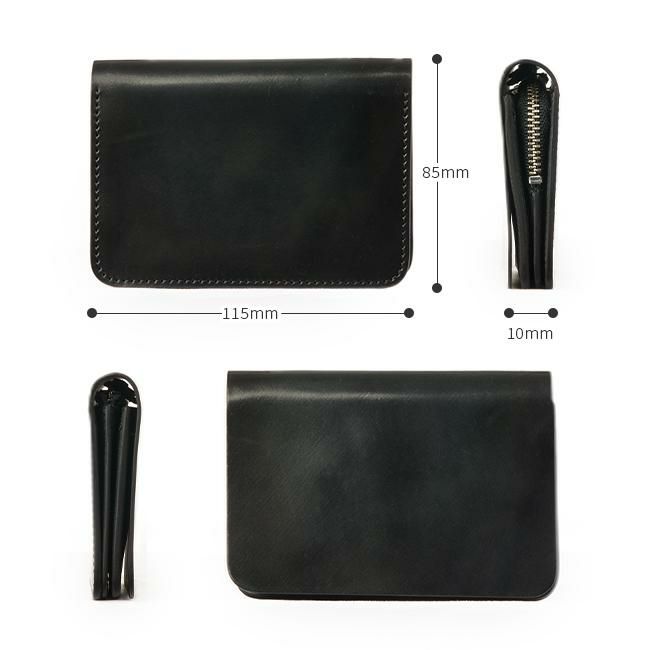 スロウ コードバン×イングラサット ミニウォレット SLOW so775j