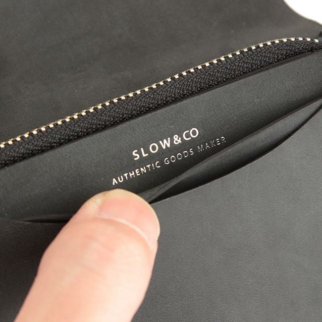 スロウ コードバン×イングラサット ミニウォレット SLOW so775j