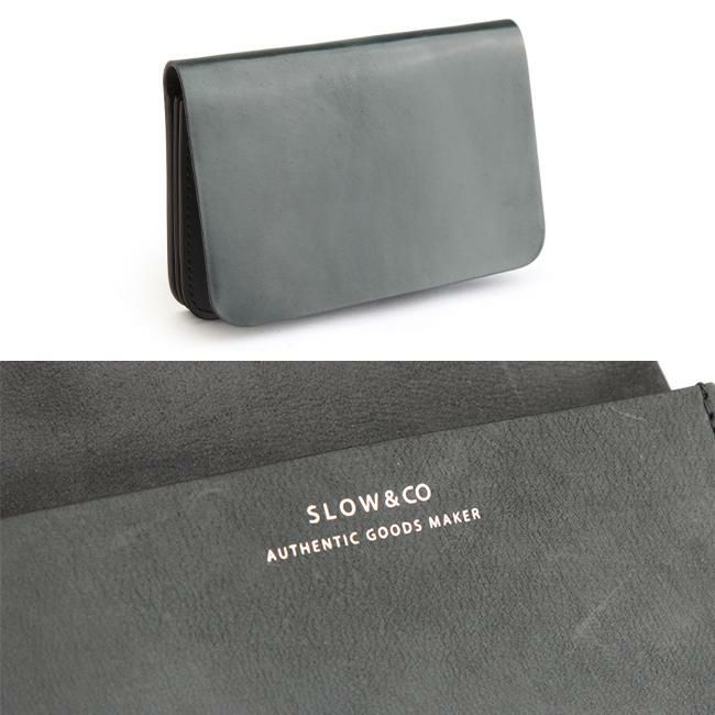 スロウ コードバン×イングラサット カードケース 名刺入れ SLOW so776j