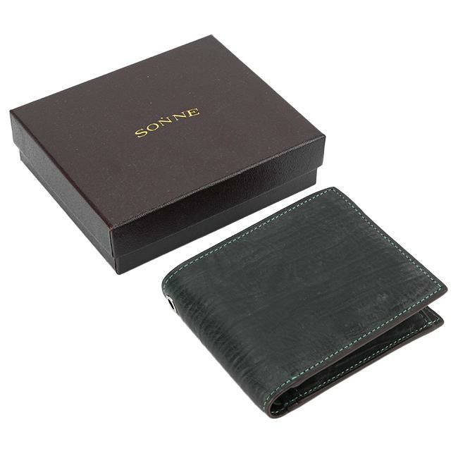 ゾンネ シロッコ 二つ折り財布 SONNE sod003b
