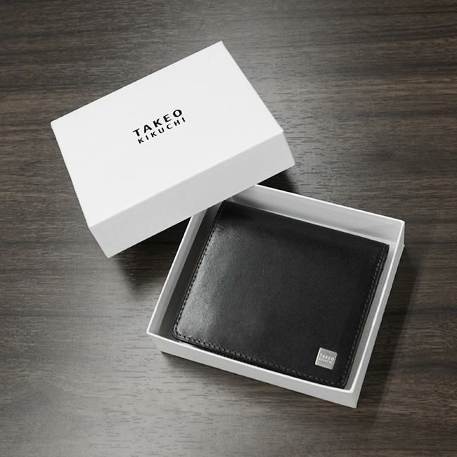 正規取扱店】タケオキクチ ピエール小物 二つ折り財布 TAKEO