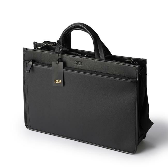 タケオキクチ ビジネスバッグ メンズ 自立 撥水 A4 B4 2WAY TAKEO