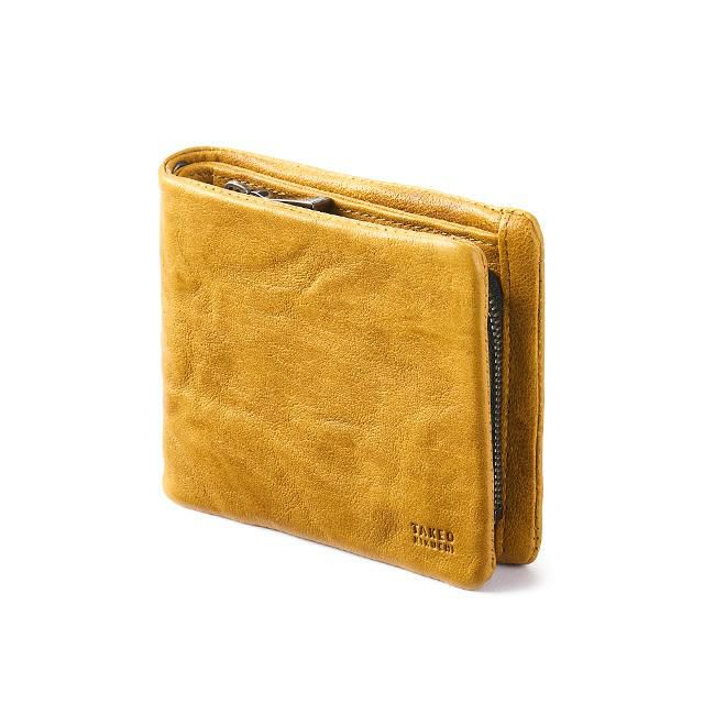 正規取扱店】タケオキクチ オイスター小物 二つ折り財布 TAKEO