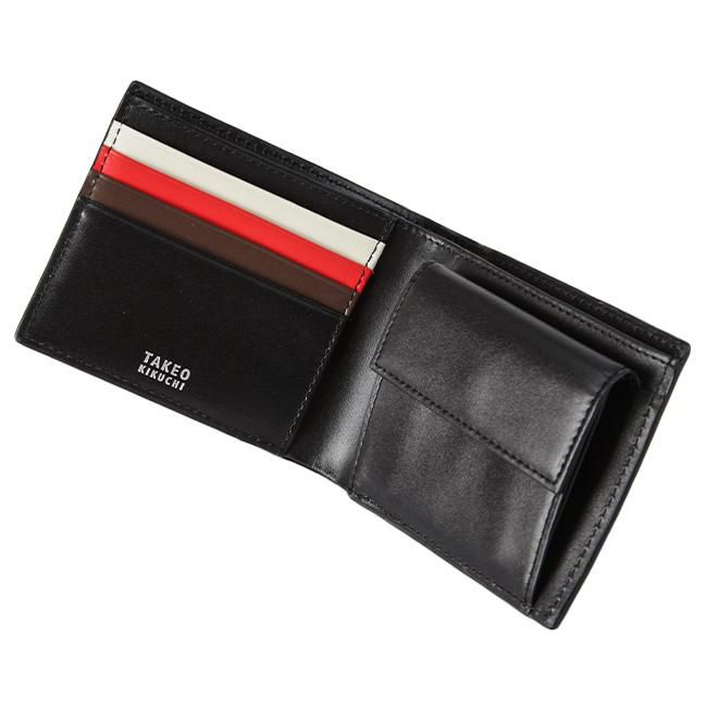 タケオキクチ シグマ小物 二つ折り財布 TAKEO KIKUCHI tk-727626