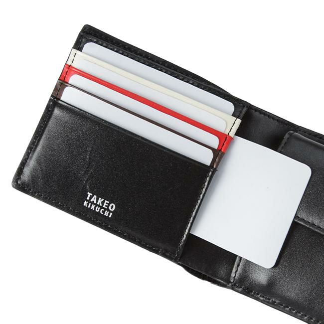 タケオキクチ シグマ小物 二つ折り財布 TAKEO KIKUCHI tk-727626