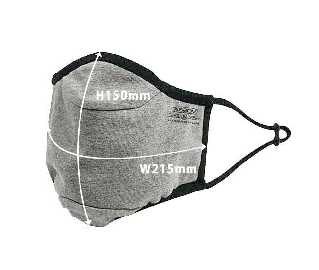 メール便選択で送料無料 アッソブ A02-EQUIPMENT 3レイヤーマスク unby-212000