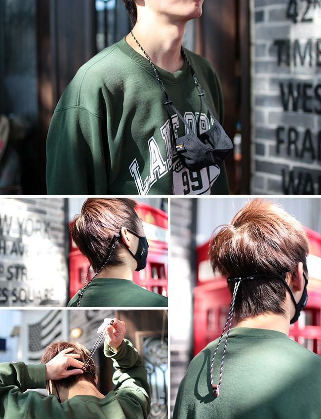 メール便選択で送料無料 アッソブ 2WAYマスクホルダー マスクホルダー unby-222002