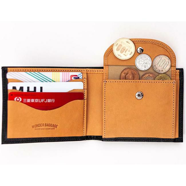 ワンダーバゲージ  二つ折り財布 WONDER BAGGAGE wb-a-010