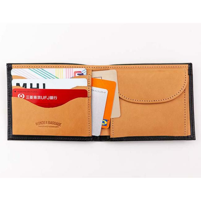 ワンダーバゲージ  二つ折り財布 WONDER BAGGAGE wb-a-010