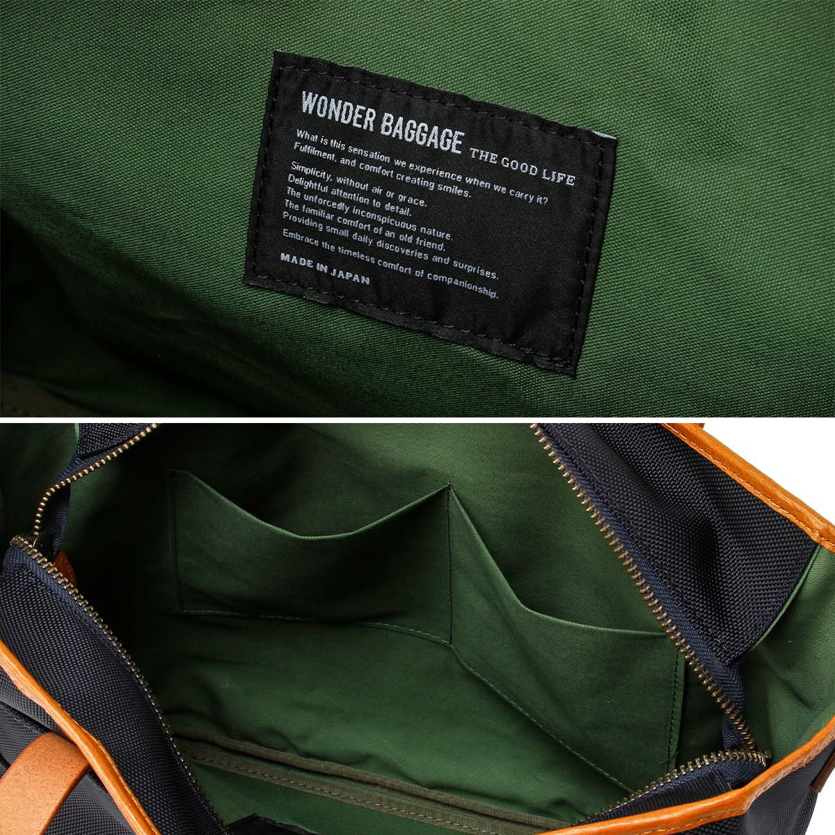 ワンダーバゲージ グッドマンズ トートバッグ WONDER BAGGAGE wb-g-004