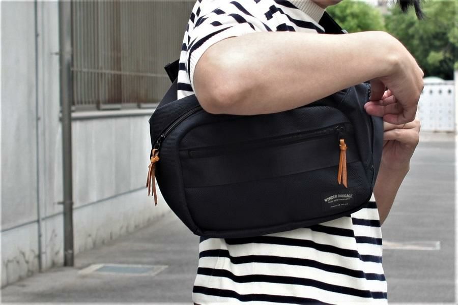 ワンダーバゲージ グッドマンズ ウエストバッグ WONDER BAGGAGE wb-g-024