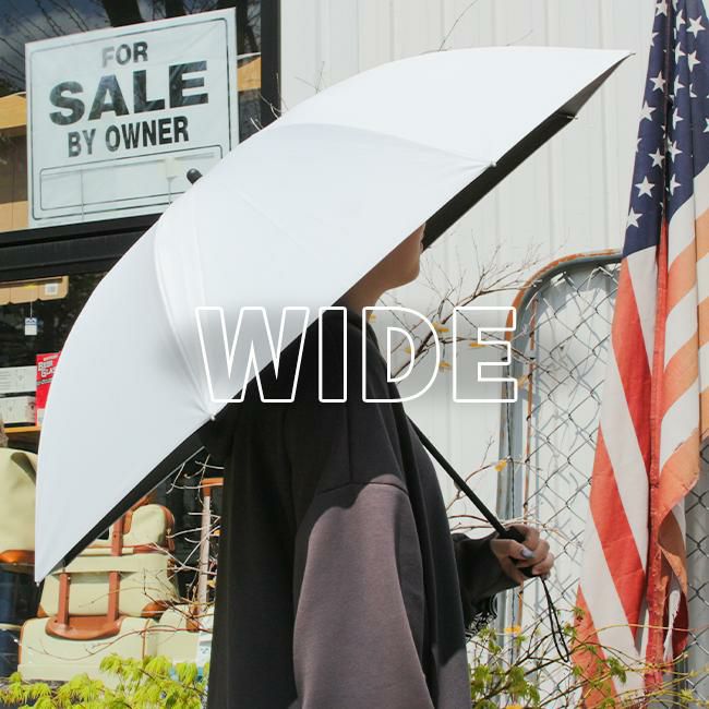 バグスロウ×アンベル カルクト 長傘 全天候型 晴雨兼用 完全遮光 遮熱 UVカット Amvel HEATBLOCK KALCT bugSlaw A1563