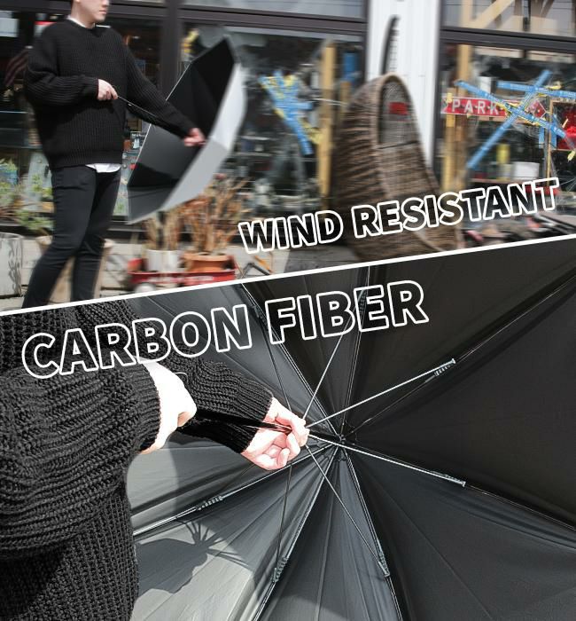 バグスロウ×アンベル カルクト 長傘 全天候型 晴雨兼用 完全遮光 遮熱 UVカット Amvel HEATBLOCK KALCT bugSlaw A1563