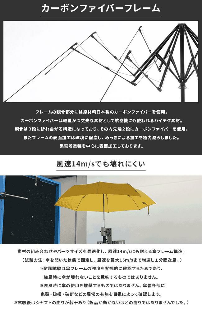 バグスロウ×アンベル ベリカル8 折りたたみ傘 8本骨 自動開閉 ワンタッチ 軽量 耐風 Amvel VERYKAL8 bugSlaw A2735