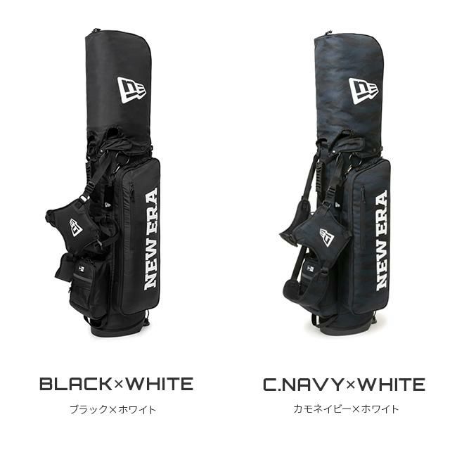 NEW ERA スタンド式ゴルフバッグ カモ/ネイビー NEW ERA ニューエラ ゴルフ キャディーバッグ スタンド式 ワード