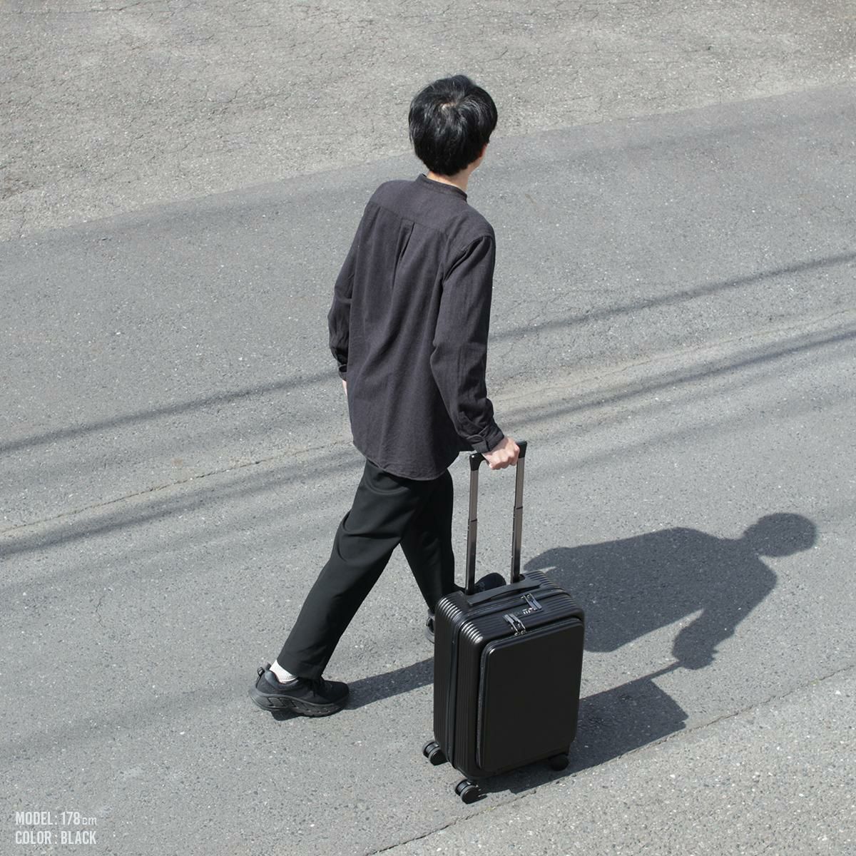 [公式] マンセル スーツケース 機内持ち込み 37L mansel-0010