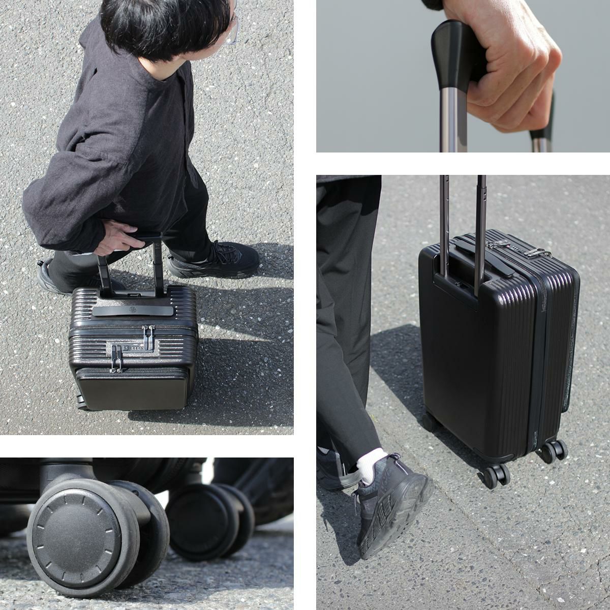 [公式] マンセル スーツケース 機内持ち込み 37L mansel-0010