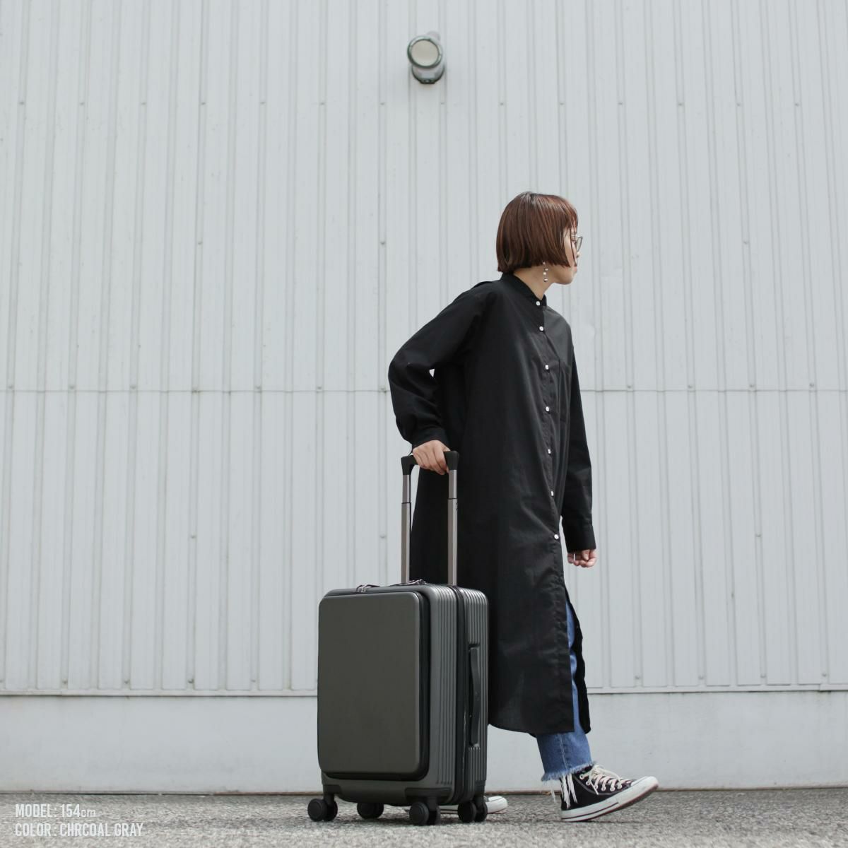 [公式] マンセル スーツケース 機内持ち込み 37L mansel-0010