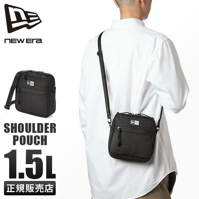 ★送料・関税込★NEW ERA★SQUARE SHOULDER POUCH BAG★ NEW ERA BLACK 1.5L BOX LOGO SQUARE SHOULDER POUCH BAG – New