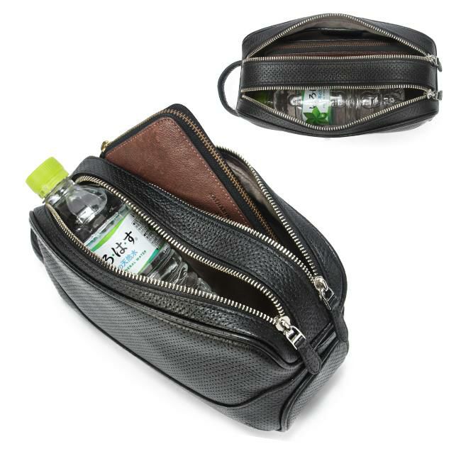 ペッレモルビダ メイデンボヤージュ/パンチング クラッチバッグ セカンドバッグ PELLE MORBIDA pmo-mb028p