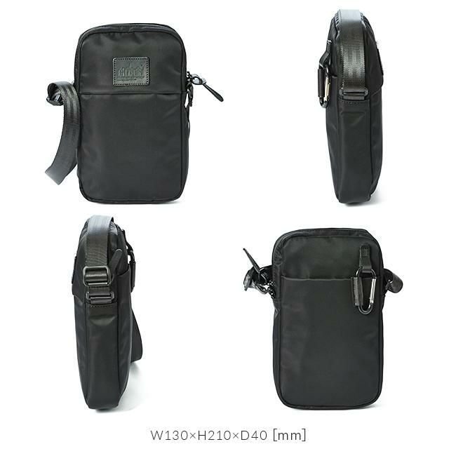 マンハッタンポーテージ ブラックレーベル ツイルナイロン ショルダーバッグ Manhattan Portage BLACK LABEL mp1493twlbl