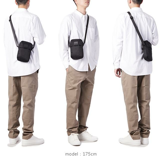 マンハッタンポーテージ ブラックレーベル ツイルナイロン ショルダーバッグ Manhattan Portage BLACK LABEL mp1493twlbl