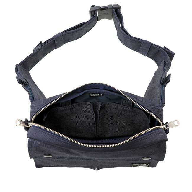 ポーター　スモーキー　ウエストバッグ　黒色　型番592-27507 ポーター スモーキー ウエストバッグ 592-27507 PORTER SMOKY
