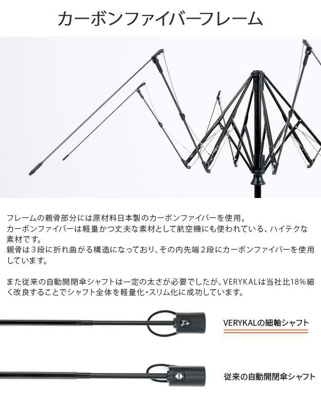 バグスロウ×アンベル ベリカル コーデュラ 折りたたみ傘 自動開閉 6本骨 Amvel VERYKAL CORDURA bugSlaw-006