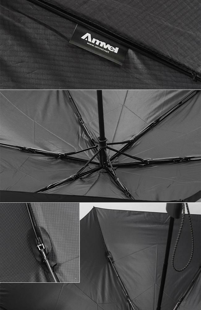 バグスロウ×アンベル ベリカルフラット 折りたたみ傘 自動開閉 ワンタッチ 6本骨 軽量 Amvel VERYKAL Flat bugSlaw A2750