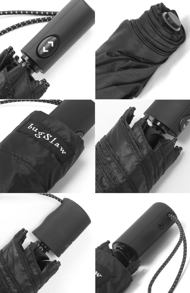 バグスロウ×アンベル ベリカルフラット 折りたたみ傘 自動開閉 ワンタッチ 6本骨 軽量 Amvel VERYKAL Flat bugSlaw A2750