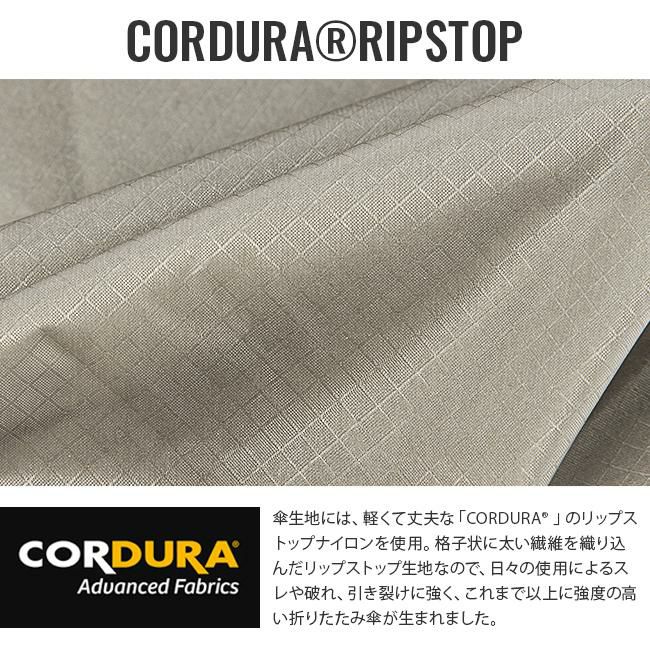 バグスロウ×アンベル ベリカル コーデュラ 折りたたみ傘 自動開閉 6本骨 軽量 耐風 丈夫 Amvel VERYKAL CORDURA bugSlaw-006