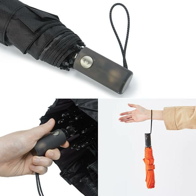 バグスロウ×アンベル ベリカル コーデュラ 折りたたみ傘 自動開閉 6本骨 軽量 耐風 丈夫 Amvel VERYKAL CORDURA bugSlaw-006