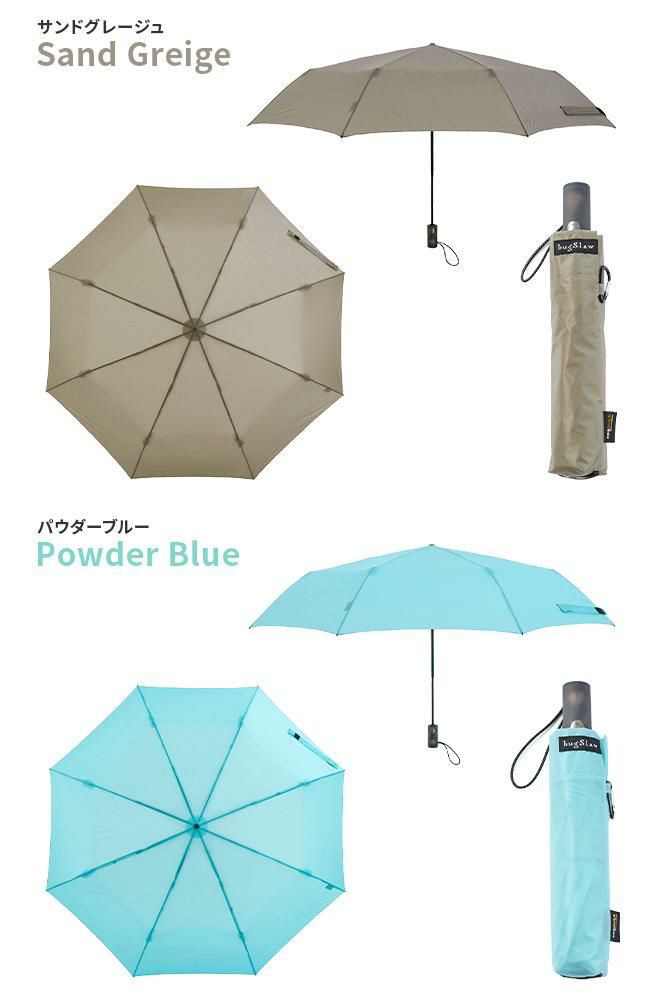 バグスロウ×アンベル ベリカル コーデュラ 折りたたみ傘 自動開閉 6本骨 軽量 耐風 丈夫 Amvel VERYKAL CORDURA bugSlaw-006