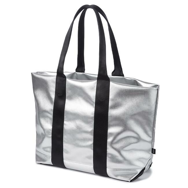 商品レビューで+5%｜ウィーミー トートバッグ 21L ヴィーガンレザー 人工皮革 シルバー WE-ME Y-01-2 WE-ME Y-01 トートバッグ y-01-2｜ONLINE STORE by SELECTION