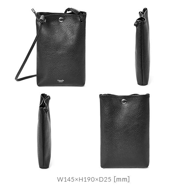 ブランクレ イタリー シュリンクレザー ショルダーバッグ blancle bc1191-ita