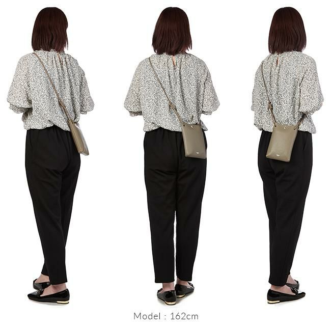 ブランクレ イタリー シュリンクレザー ショルダーバッグ blancle bc1191-ita